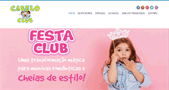 Desktop Screenshot of cabeloclub.com.br